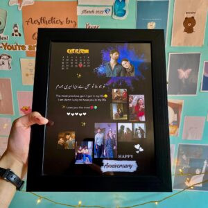 Customized Anniversary Frame