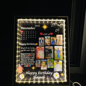 2 in 1 LED magic mirror - Birthday