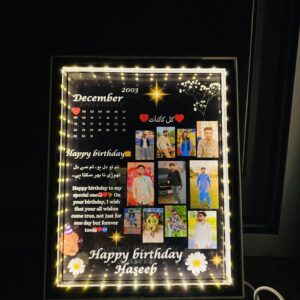 2 in 1 LED magic mirror - Birthday
