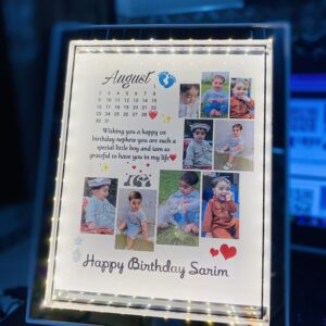 LED Magic Mirror for baby birthday