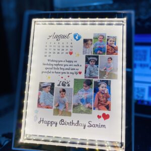LED Magic Mirror for baby birthday