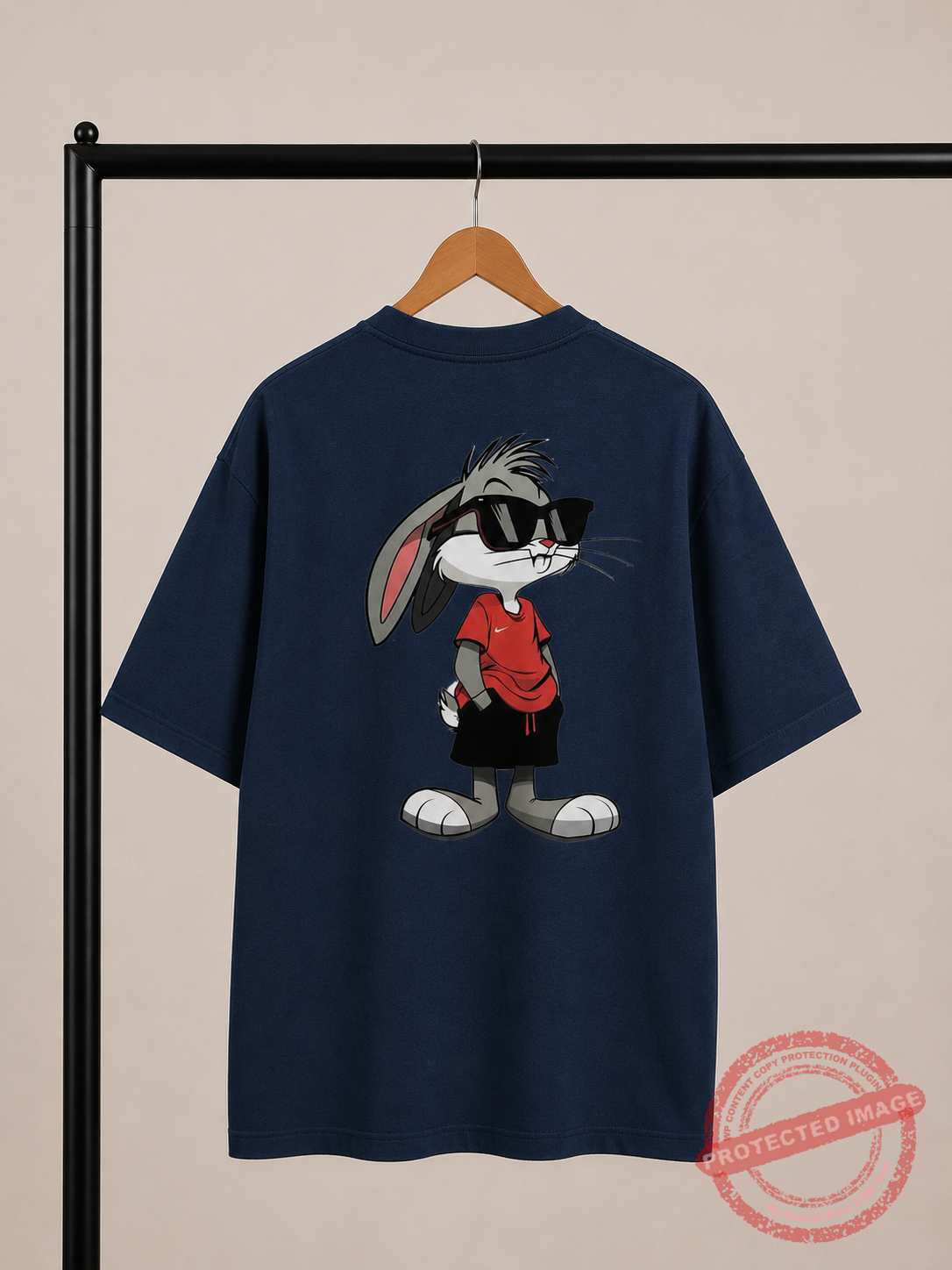 Cool Bunny / Oversized Tee Shirt