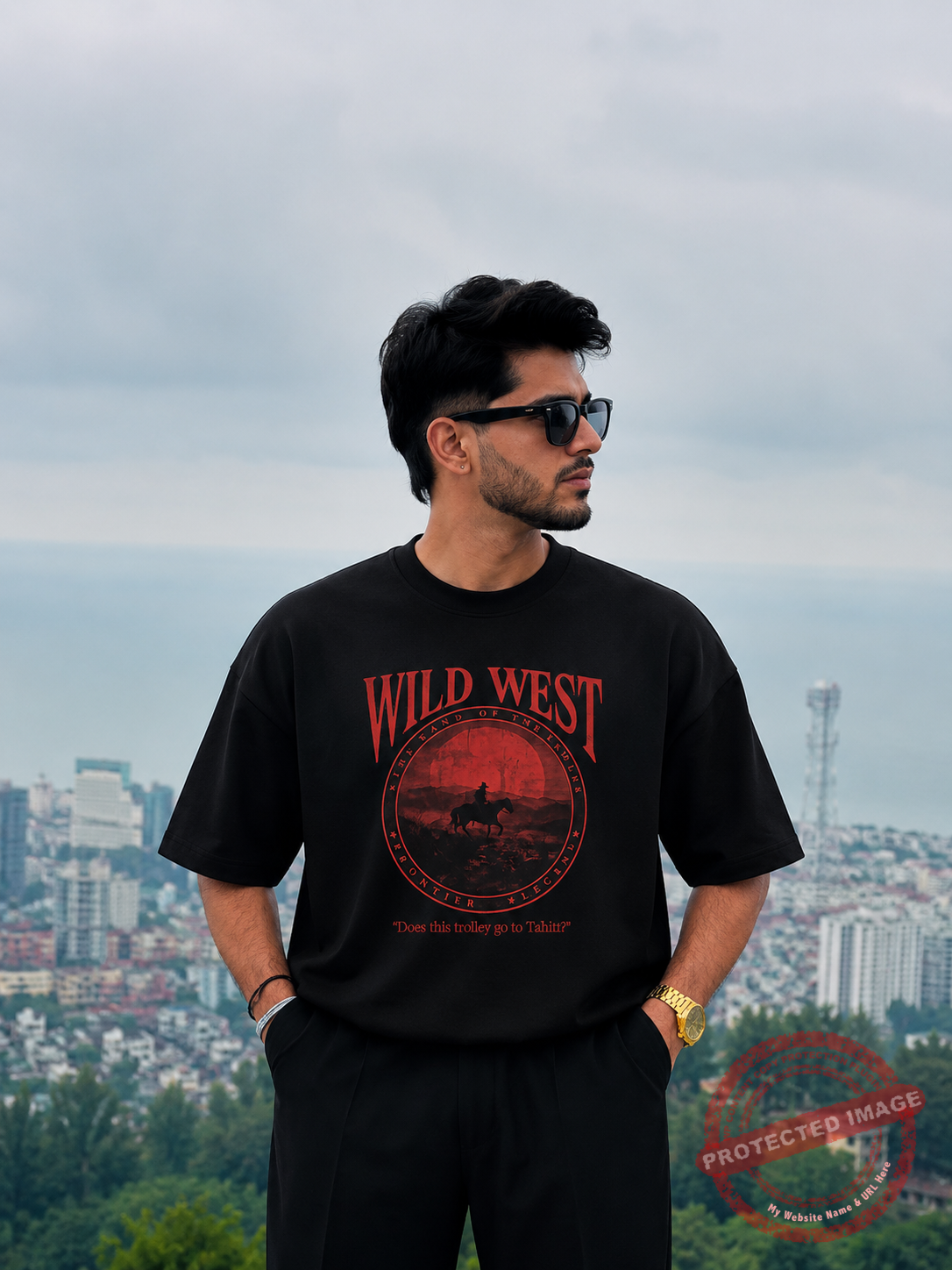 Wild West / Over Sized T Shirt - Image 2